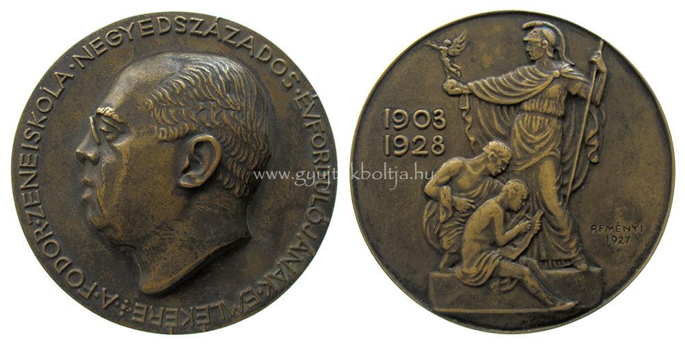 Rem�nyi J�zsef: A Fodor Zeneiskola negyedsz�zados �vfordul�j�nak eml�k�re 1903-1928